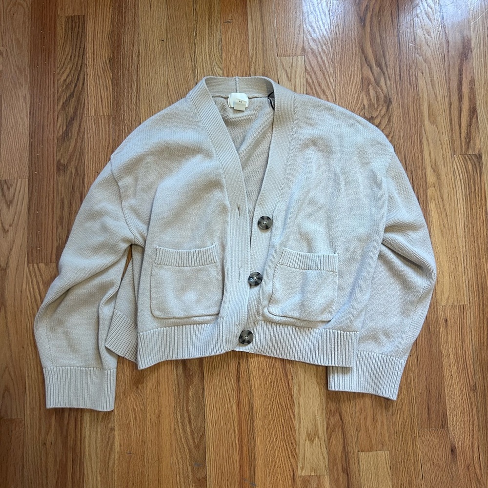 H&M Tan Knit Sweater
